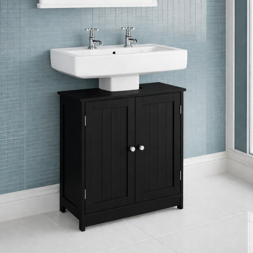Black bathroom under sink - black,