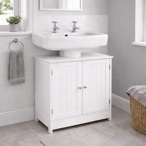 Bathroom under sink cabinet - under,