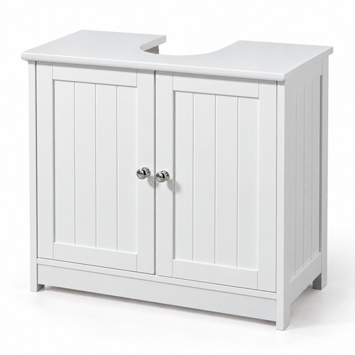 White under sink - sink, bathroom