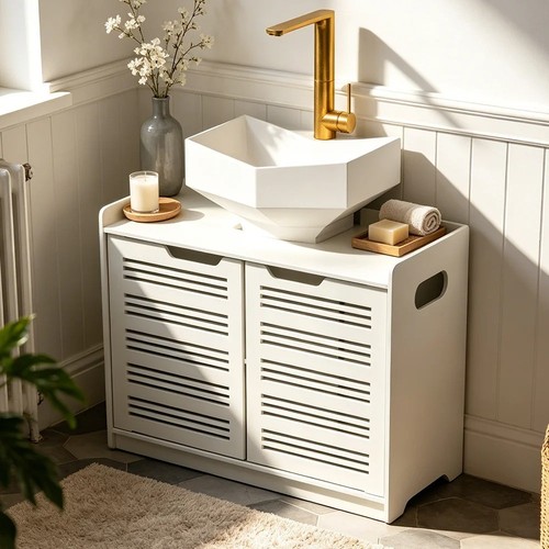 Bathroom sink cabinet under - sink,