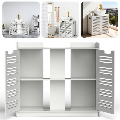 White bathroom under sink - white,