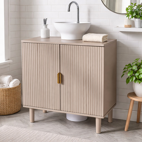 Under sink cabinet - 60cm, ribbed