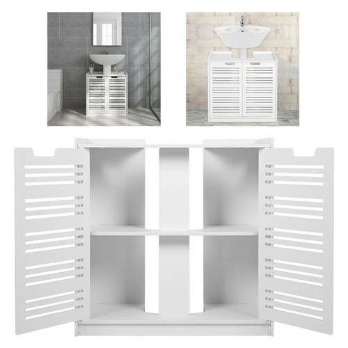 Bathroom under sink storage - bathroom,